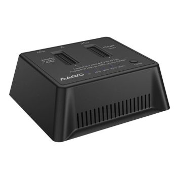 MAIWO K3017AN carcasa M.2 NVME, bahía de 2, estación de acoplamiento para SSD M.2, USB3.2 Gen2, adaptador de 10 Gbps, ca