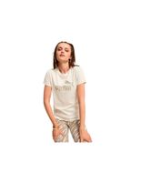 camiseta casual puma essentials  animal mujer