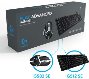 G Play Advanced Gaming Keyboard & Mouse Set, Blue