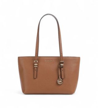 Michael Kors para mujer. 30T5GQNT2L Bolso de piel MD EW Tote marrón (OSFA), Casual