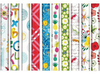 papel de regalo - campus surtido 70 x 200 cm 1 rollo color aleatorio