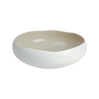 cuenco 27 x 27 x 9 cm gres natural lino