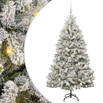Árbol De Navidad Artificial Verde Y 180 Cm Pvc Y Metal Vidaxl
