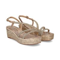 alma en pena sandalias cuna mujer - marron talla 38