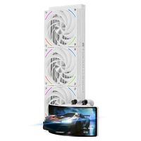 refrigeracion liquida thermalright rainvis36t-wh 360mm 3 ventiladores argb pantalla ips