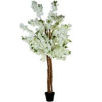 planta artificial blanco cherry