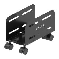 aisens soporte para cpu ajustable de suelo metalico negro