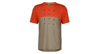 Maillot de manga corta scott trail flow  p   strong dri  strong   p rojo beige hombre