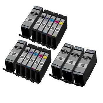 Compatible Multipack Canon Pixma TS6200 Printer Ink Cartridges (15 Pack) -1998C001