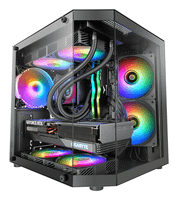 caja microatx mars gaming mc3tlite negro 3 paneles cristal templado gpu max 275mm 1x35 2x25