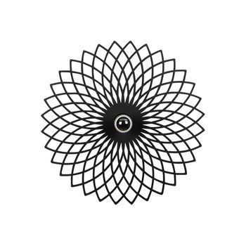 Aplique Para Pared Folina 50x12x50 Cm Color Negro Vente-unique