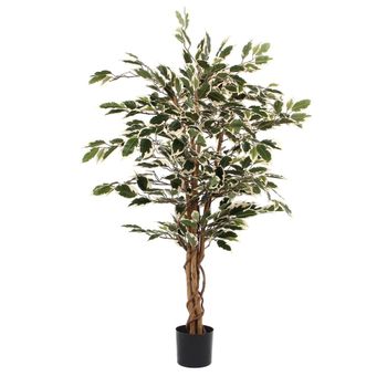 Planta artificial ficus verde  h110xb70xl70cm