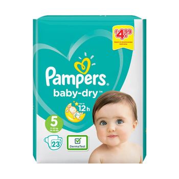 Pampers Baby-Dry Size 5 Nappies