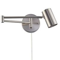 aplique de pared extensible con enchufe lisa - e27 g45