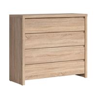 comoda 4 cajones tableros de aglomerado laminados madera