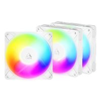 ventilador suplementario arctic freezer p12 pro reverse a-rgb 120 mm 3000 rpm pack 3 con pwm e iluminacion rgb