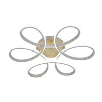 plafon bandeira 130w 3000-4000-6500k blancohaya 14300 lm cremotomemoria y regintensidad 12x61x61cm