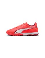 botas de futbol puma king match tt infantil rojo