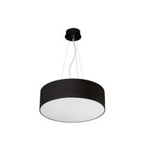 leds c4 luno lampara colgante de techo para interior con luz led blanco calido 3000k 5083lm moderna de 60cm diametro color negro
