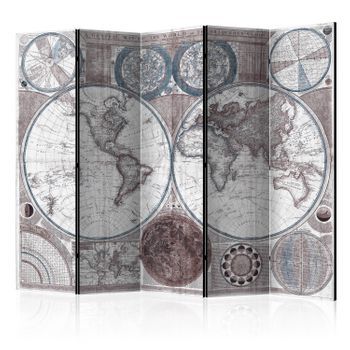 Biombo - Terraqueous Globe (225x172 Cm)