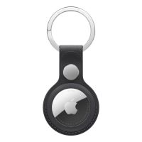 llavero apple mgg24zma para airtag microtwill negro acero inoxidable