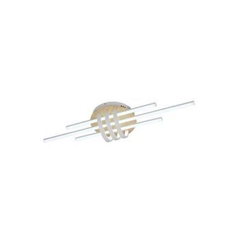 Plafón Led 64w 7040lm 3000-6500k 85cm Blanco/haya Regulable Serie Kirova