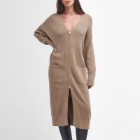 barbour international mondale knitted midi dress - uk 10