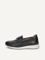 caprice slipper black made of leather size 39