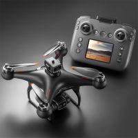ylrc s116 max wifi fpv con controlador de pantalla lcd hd doble camara gimbal servo de 360 evitacion de obstaculos pos