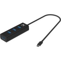 hub krux 4 puertos usb 30 5 gbs modelo krx0102 activo usb-c