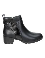 botines con tacon hispaflex 2543 en negro 38