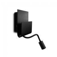 aplique de pared con lector led tomiso 3w4w