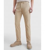 tommy hilfiger para hombre mw0mw28884 pantalon chino denton 1985 collection beige 2830 casual algodon organico sostenible