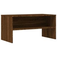 mueble tv  mueble de salon  armario tv madera de ingenieria marron roble 80x40x40 cm
