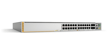 20 X 100/1000-T POE+ 4X 100/1000-T POE+ (MULTI-GIGA IS NOT SUPPORTED) 4X SFP+ PORTS L3 STACKABLE SWITCH EU POWER CORD