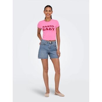 Only Short 15196224 PHINE-LIGHT BLUE BLEACHED DENIM para mujer