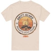 jaws tops y camisetas amity island boat tours para mujer