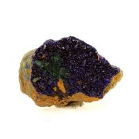 azurita - pierre natural de francia chessy -les -mines - cristal multicolor raro y autentico  2862 ct - certificado de autenticidad incluido  28 x