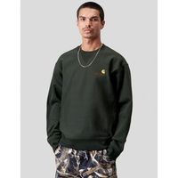 carhartt jersey sudadera american script sweatshirt raven para hombre