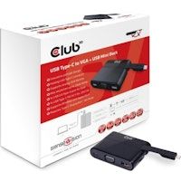 club3d mini dock usb type-c to vga  usb30  usb