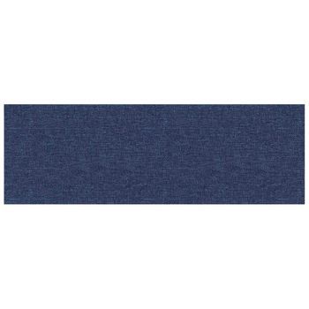 Cabecero De Pared 12 Uds. 90 X 30 Cm Azul Tela Vidaxl