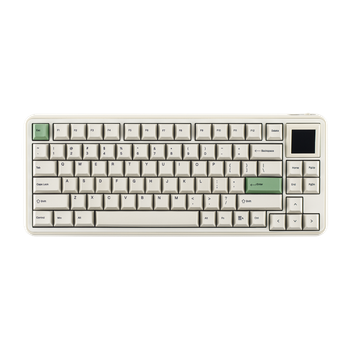 Teclado Mecánico EPOMAKER RT75 75% ANSI US Layout con Cable/BT/Inalámbrico 2.4Ghz, Diseño Thocky Gasket, Pantalla de 1.54” Intercambiable en Caliente y RGB