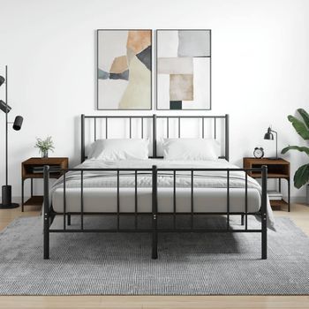 Mesitas De Noche (2 Uds) - Dormitorio - Madera De Ingeniería - Marrón Roble (40x41x50cm)