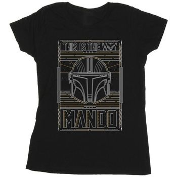 Disney Camiseta manga larga The Mandalorian The Way para mujer