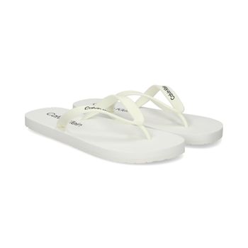 Calvin Klein Chanclas Hombre - Blanco Talla 44