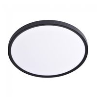 plafon de techo led gein negro cct 3-step dim 18w
