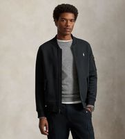 polo ralph lauren para hombre 710980339003 cazadora bomber de punto doble negro l casual algodon