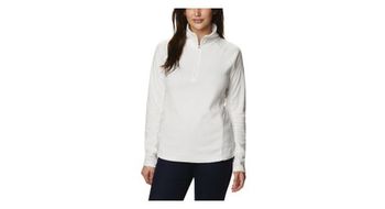 Forro polar columbia para mujer glacial iv 1 2 zip blanco