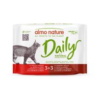 almo nature daily menu 24 x 70 g - pack ahorro - pack mixto ii 2 variedades pollo y vacuno pato y pollo