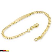 id pulsera oro de 8 quilates 19cm